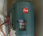 Heat pump hot water heater.