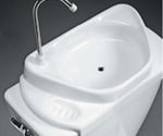 SinkPositive water saving toilet sink.