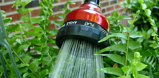 Water saving hose nozzle.