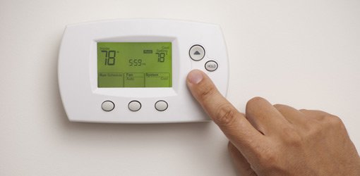 Setting a programmable thermostat 