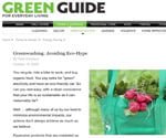 avoiding greenwashing