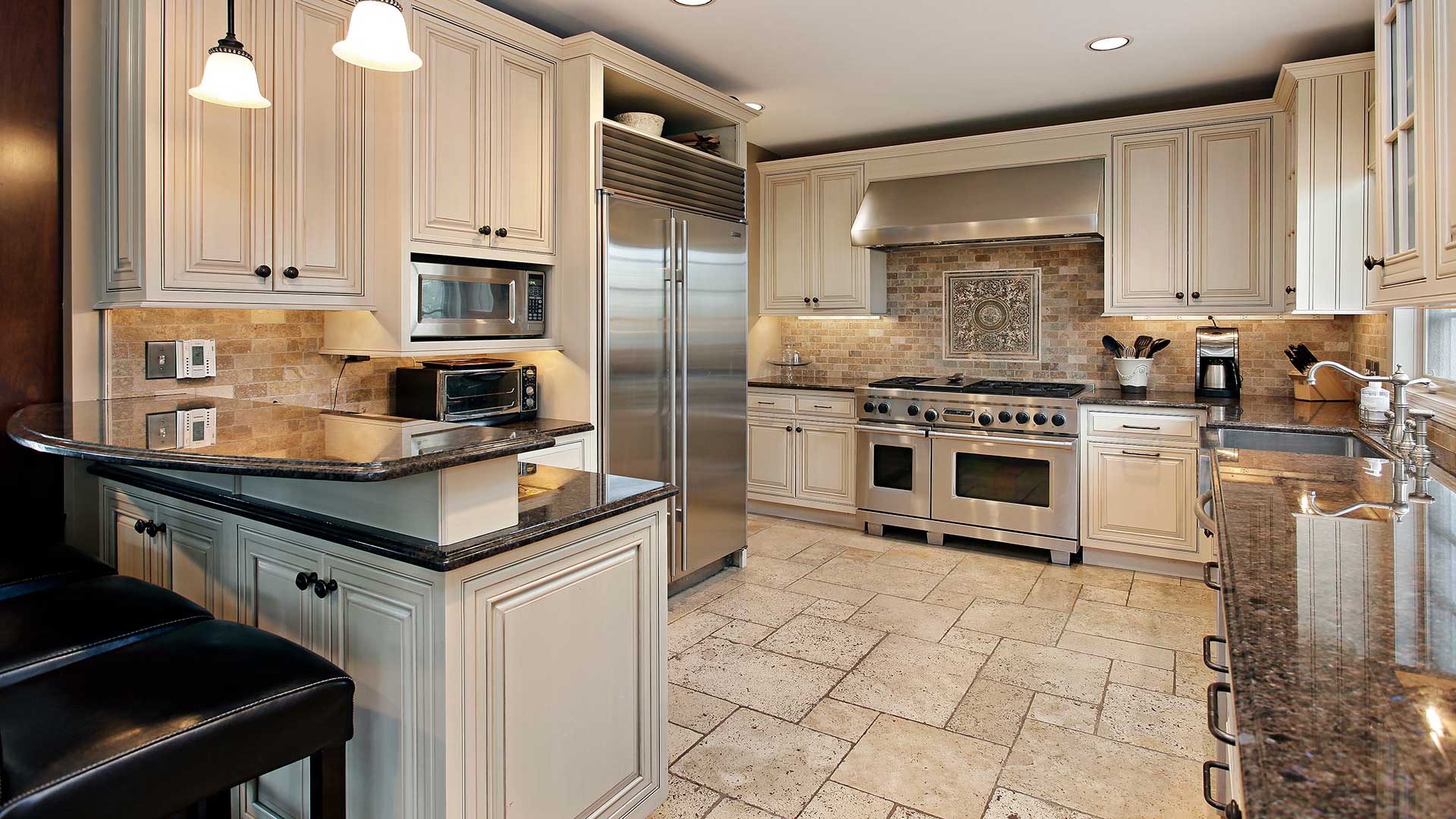 Should Kitchen Cabinets Or Flooring Be, Laminate Flooring Or Cabinets First