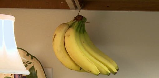 How to Make a Kitchen Cabinet Hook for Bananas - Today's Homeowner