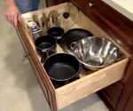 kitchen cabinet storage drawer