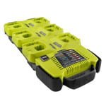 Ryobi 6-Port SuperCharger Battery Charger