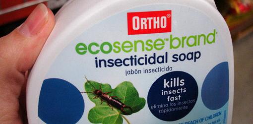 Bottle of Ortho insecticidal soap for plants