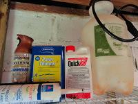 Solvents, adhesives, paints, and pesticides