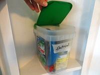 Reused plastic container for toolkit