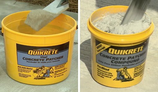 QUIKRETE Concrete Repair materials.