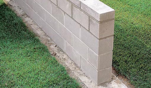 How to Build a Concrete Block Wall Today's Homeowner