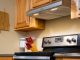 Range hood with lights on in an Alabama kitchen