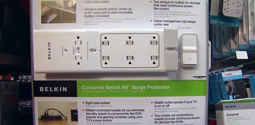 Belkin Conserve Surge Protector with wireless remote.