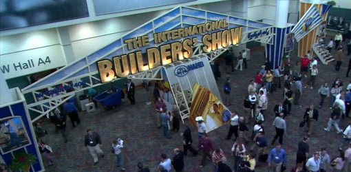 Scene on the floor of the International Builders' Show 2006