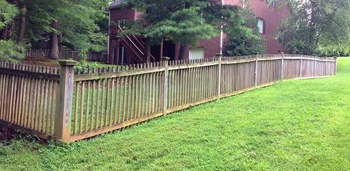 How To Build A Fence On Slope Today, How To Build Garden Fence On Slope