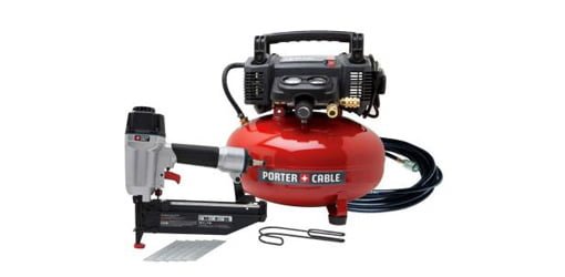 Porter-Cable Air Compressor and Nailer Combo Kit.
