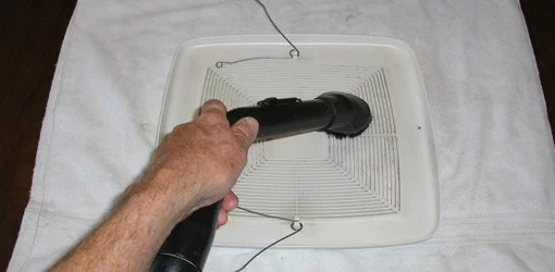 Clean A Bathroom Exhaust Vent Fan, How To Clean Bathroom Vent Duct