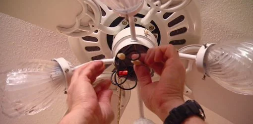 How To Fix A Paddle Ceiling Fan Light Switch Today S Homeowner - Fix Light Pull Chain On Ceiling Fan