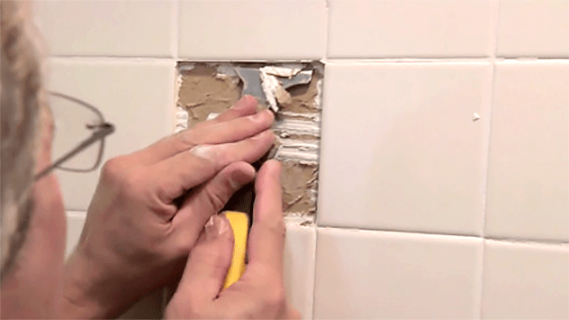 How To Replace Damaged Shower Surround Tile, Replacing Ceramic Tile In Shower
