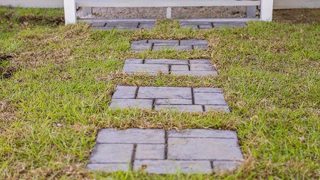 Foonee Half Round DIY Concrete Stepping Stone Molds Plastic Reusable Path Walk Maker Paver for Garden Lawn