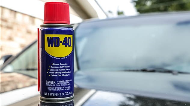 WD-40 has more uses than stopping squeaks and cutting through rust.