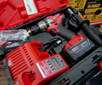 Milwaukee M18 Fuel 18-Volt Hammer Drill/Driver in case.