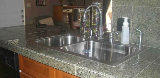 Install A Granite Tile Countertop, Can You Put Granite Over Existing Tile Countertops