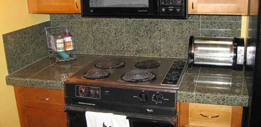 Install A Granite Tile Countertop, How To Install Granite Tile Countertops Over Laminate