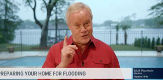 “Today’s Homeowner” host Danny Lipford, seen during a flood in a southern Alabama town