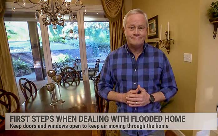 Danny Lipford shares flood damage remedies with The Weather Channel's hosts