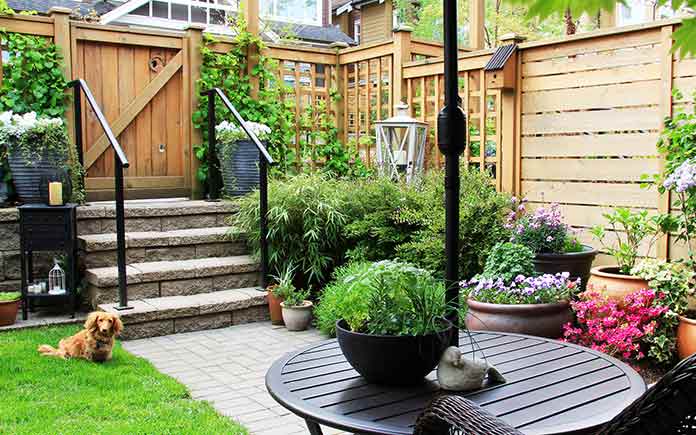 4 Easy Ways To Make A Small Garden Look Bigger Today S Homeowner - How To Make Patio Bigger