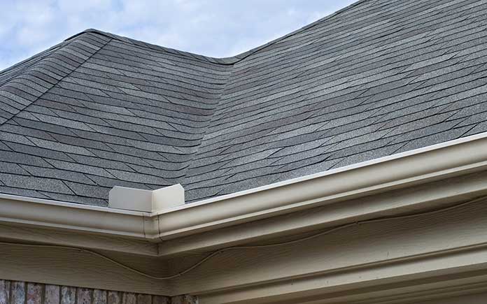 Composite shingle roof 