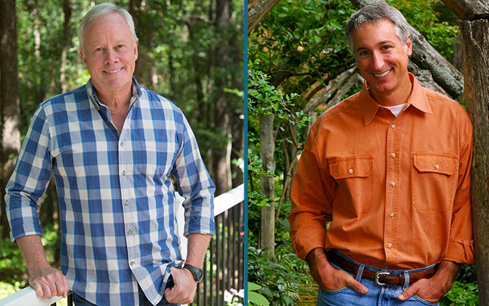 Danny Lipford, host of Today's Homeowner, and Joe Lamp'l , host of Growing a Greener World