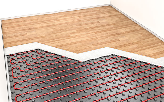 radiant heat flooring cost 5000sq ft