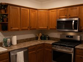 Completed kitchen renovation in Mobile, Alabama