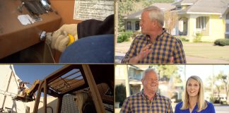 “Today’s Homeowner” host Danny Lipford hears a noise and it's Chelsea cranking up the telehandler while building a pocket park in Marianna, Florida