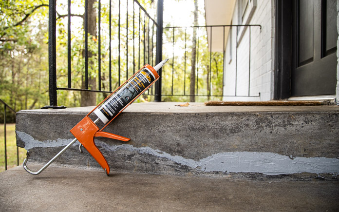outdoor concrete slab crack repair product