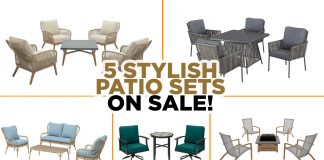 Five stylish patio sets at The Home Depot