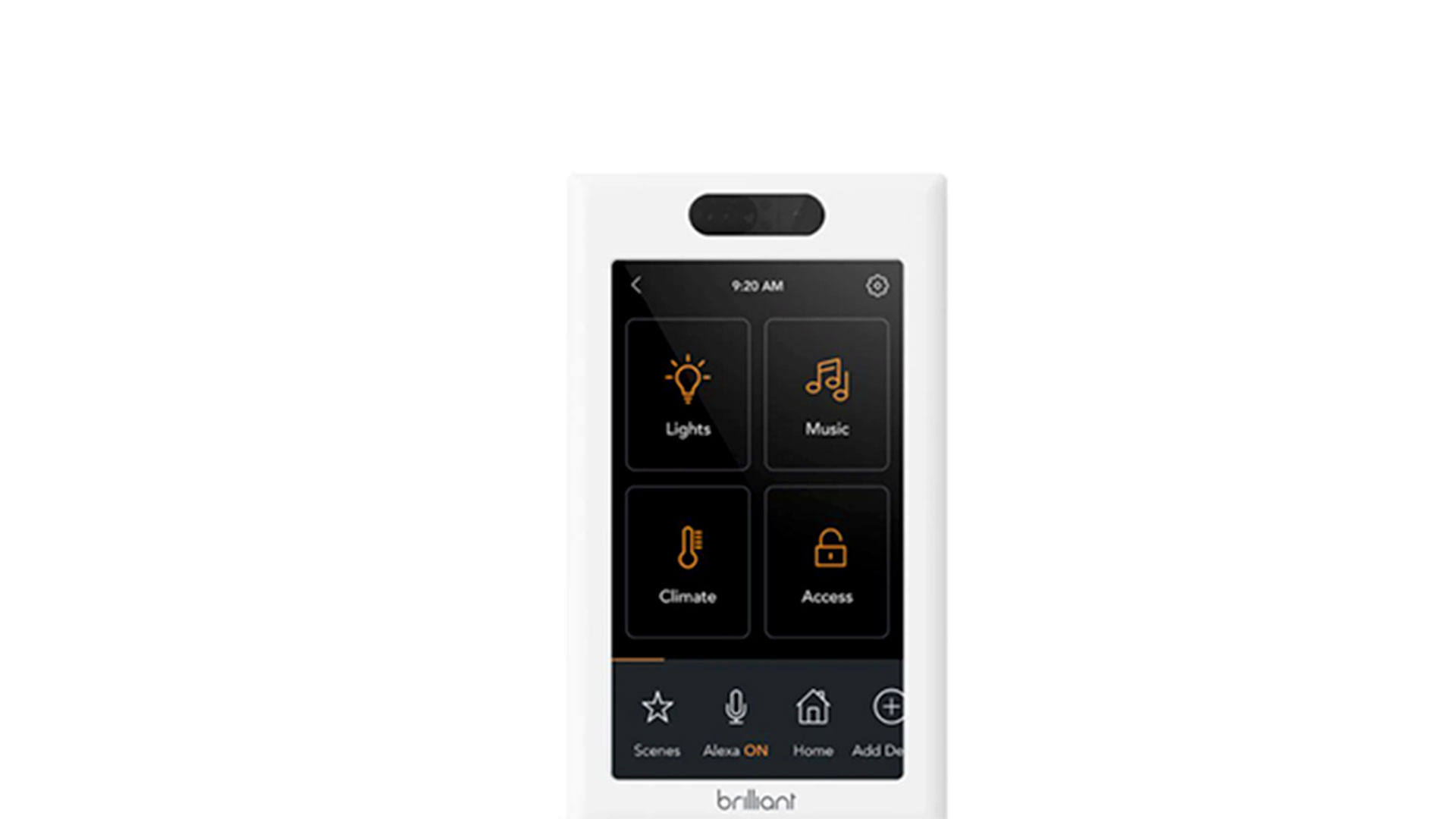 smart home control panel alexia