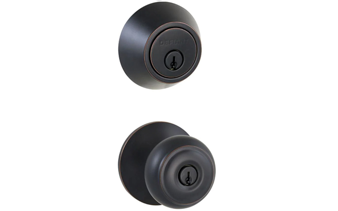Defiant double cylinder deadbolt doorknob best new product
