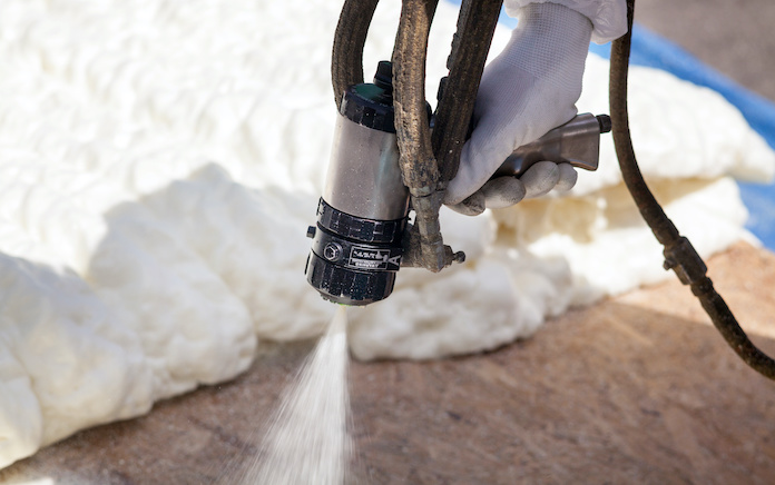 Spray foam insulation hero
