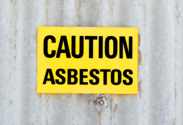 Caution asbestos