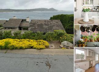 Betty White's Carmel, California home, seen beside inspiration photos for an average home
