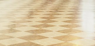 linoleum tile floor