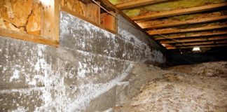 crawl space under home