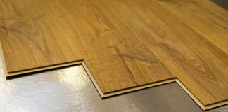 Laminate flooring install