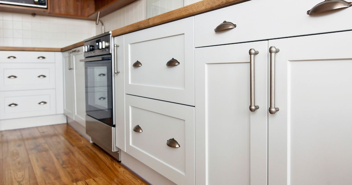 Homdiy Cabinet Handles Solid Cabinet Pulls Modern Drawer Pulls for Kitchen