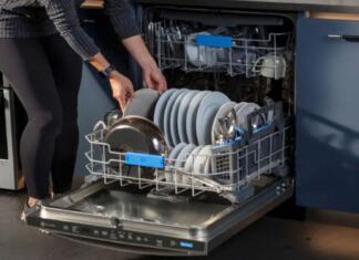 GE Profile Fingerprint Resistant Stainless Steel Top Control Smart Dishwasher with Microban Technology