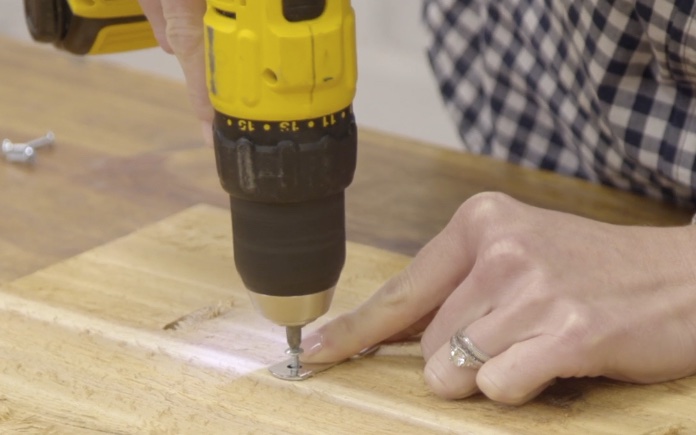 Drilling a d-ring into a board