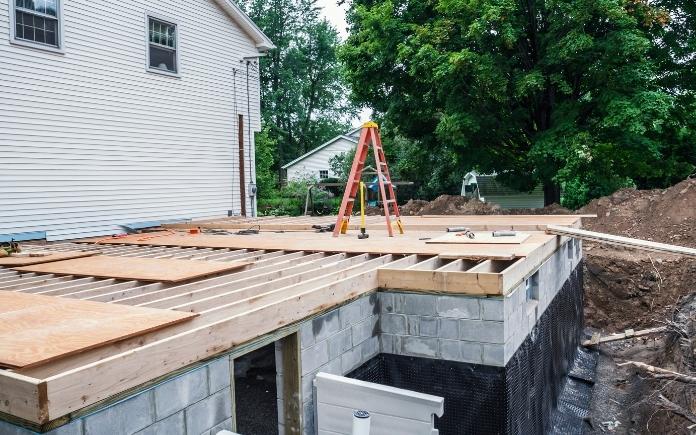 Building a home addition
