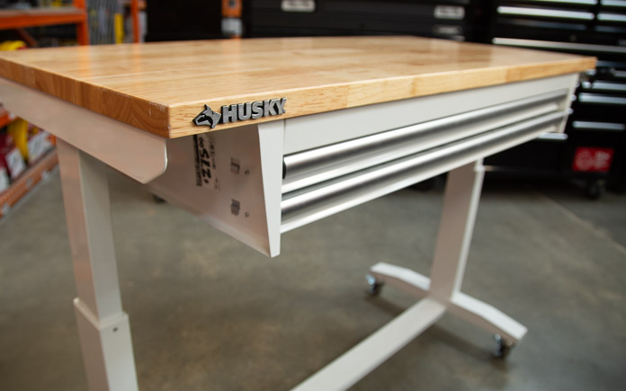 Husky’s Adjustable Workbench Is Designed With Productivity in Mind